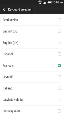 Keyboard - French Pack with ALM android App screenshot 0